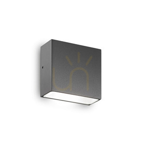 Vägglampa utomhus Ideallux Tetris AP1 antracit aluminium 113753 small 0