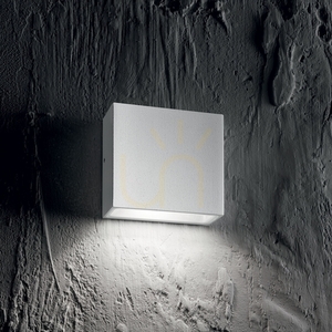 Utomhusvägglampa Ideallux Tetris AP1 Bianco vit 114293 4 Utomhusvägglampa Ideallux Tetris AP1 Bianco vit 114293 small 4