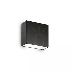 Utomhusvägglampa Ideallux Tetris AP1 Coffee brun 213323 small 3