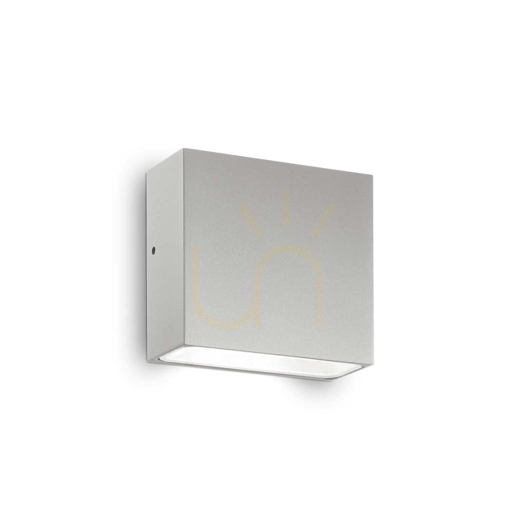 Kontrollera Utomhus vägglampa Ideallux Tetris AP1 Grigio grå aluminium G9 113760 Utomhus vägglampa Ideallux Tetris AP1 Grigio grå aluminium G9 113760