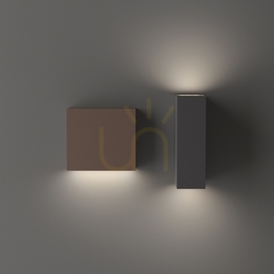 Utomhusvägglampa Ideallux Tetris 326955 svart aluminium G9 small 4