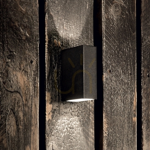 Kontrollera Vägglampa utomhus Ideallux Tetris AP2 vit aluminium 269221