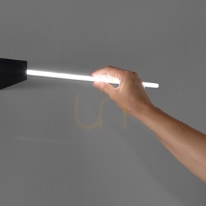 Vägglampa Ideallux Essence svart LED 19W 115 cm aluminium 311784 small 2