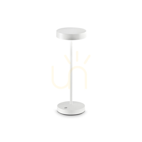 Kontrollera Bordslampa Ideallux Toffee TL Bianco vit LED 2W 32 cm 311715