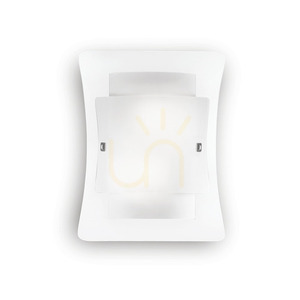 Vägglampa Ideallux Triplo AP2 vit glas krom 026480 small 0