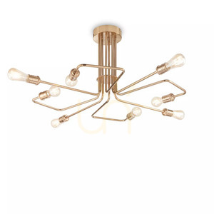 Plafond Ideallux Triumph PL8 mässing 8-ljus 92 cm 160313 1 Plafond Ideallux Triumph PL8 mässing 8-ljus 92 cm 160313 small 1