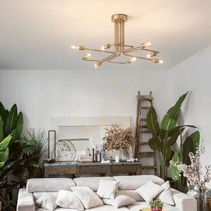 Plafond Ideallux Triumph PL8 mässing 8-ljus 92 cm 160313 2 Plafond Ideallux Triumph PL8 mässing 8-ljus 92 cm 160313 small 2