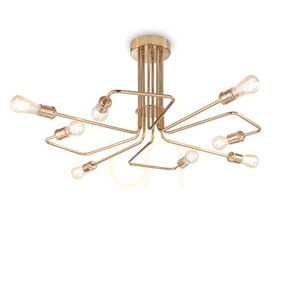 Plafond Ideallux Triumph PL8 mässing 8-ljus 92 cm 160313 0 Plafond Ideallux Triumph PL8 mässing 8-ljus 92 cm 160313 small 0