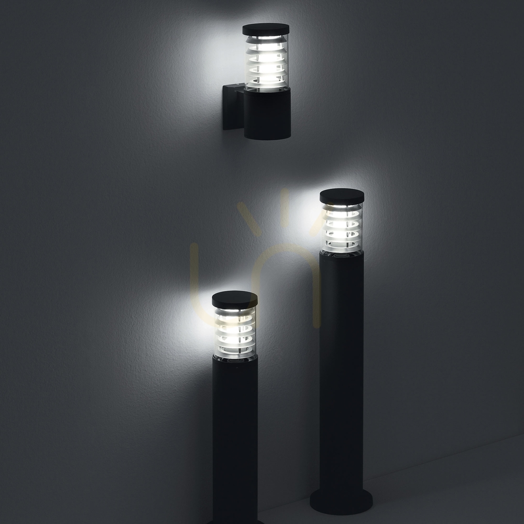 Utsikt Utomhusstående lampa Ideallux Tronco PT1 H80 grå 026961 Utomhusstående lampa Ideallux Tronco PT1 H80 grå 026961