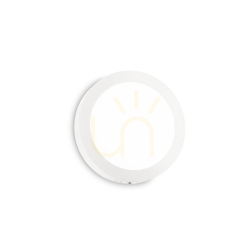 Kontrollera Plafond Ideallux Universal Round vit 22,5 cm LED 17W 4000K 321752