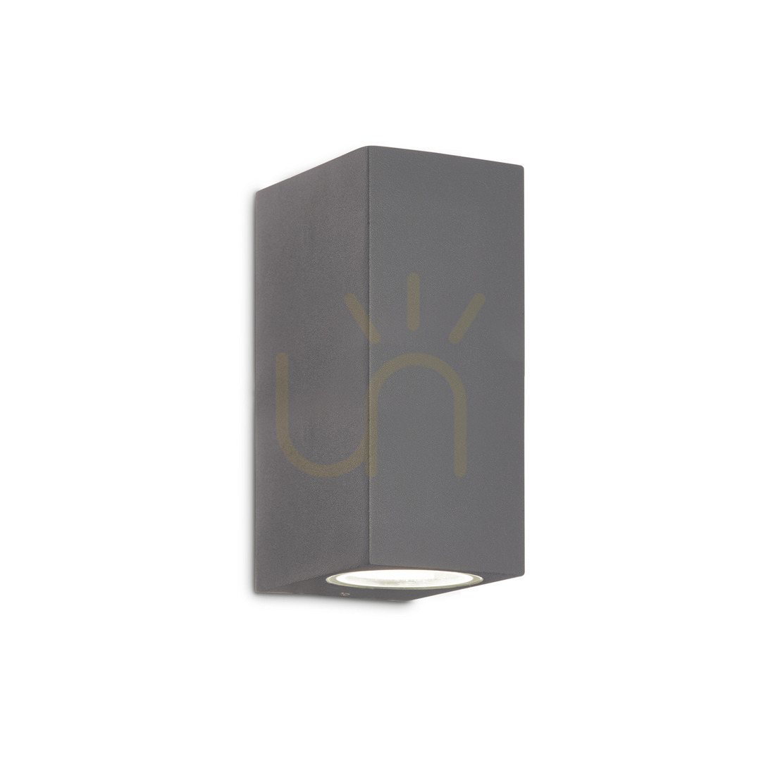Kontrollera Utomhus vägglampa Ideallux UP AP2 antracit 115337 Utomhus vägglampa Ideallux UP AP2 antracit 115337