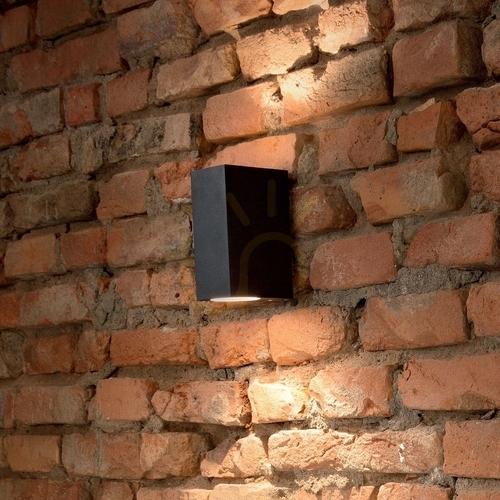 Kontrollera Ideal Lux UP AP2 Coffee utomhusvägglampa brun 2×G9 IP44 213354