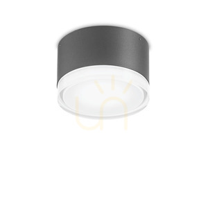 Takplafond Ideallux URANO PL1 Small antracit GX53 Ø12 cm 168111 0 Takplafond Ideallux URANO PL1 Small antracit GX53 Ø12 cm 168111 small 0