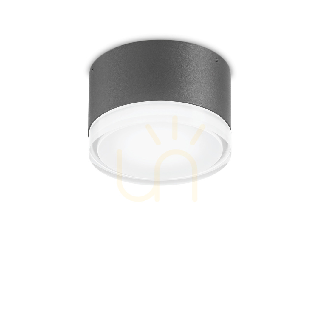 Kontrollera Takplafond Ideallux URANO PL1 Small antracit GX53 Ø12 cm 168111 Takplafond Ideallux URANO PL1 Small antracit GX53 Ø12 cm 168111