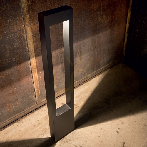 Kontrollera Utomhusstående lampa Ideallux VEGA PT1 Nero svart aluminium 136059