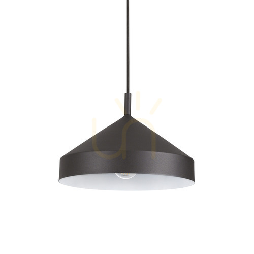 Kontrollera Taklampa Ideallux Yurta SP1 D30 svart metall 30 cm E27 285139