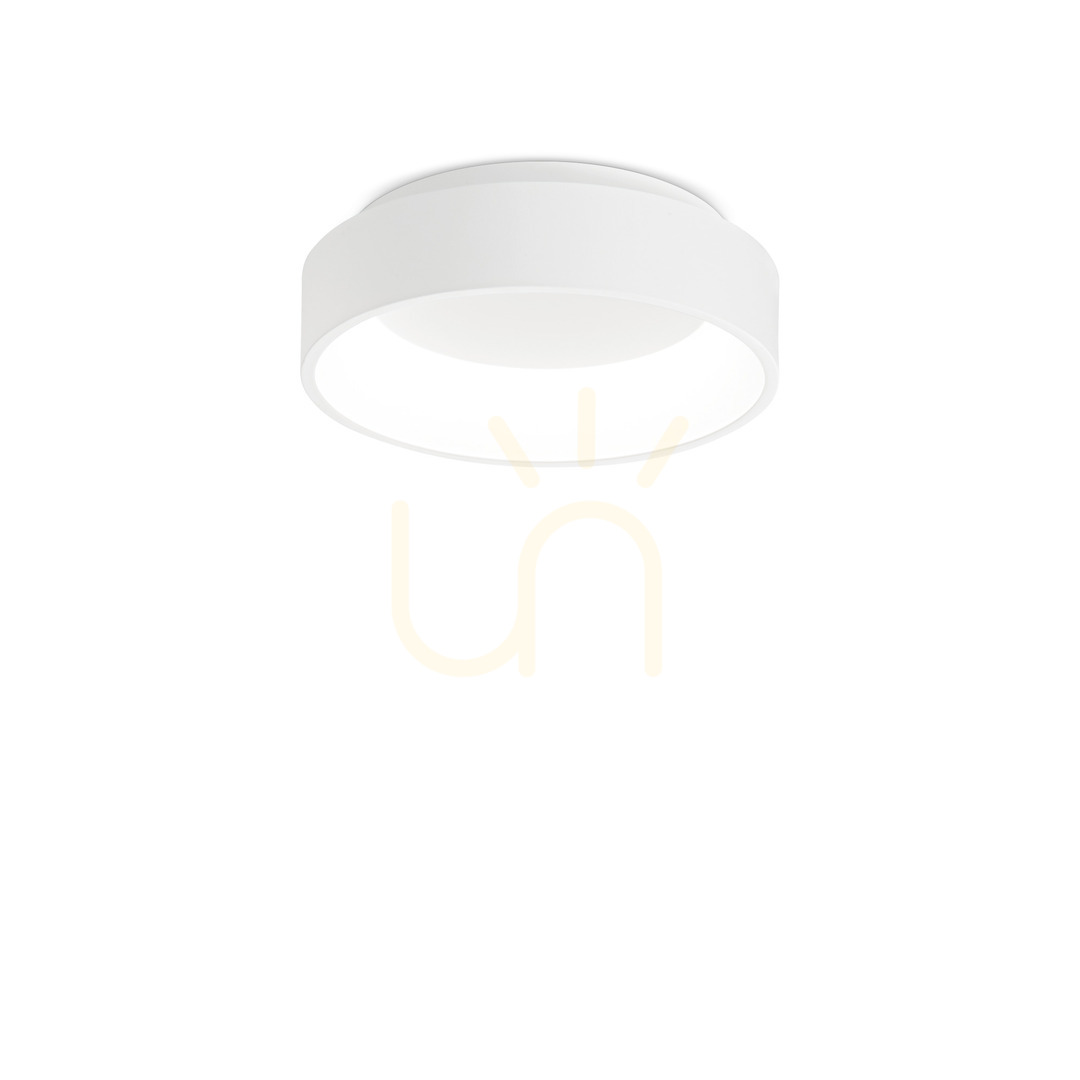 Kontrollera Plafond Ideallux ZIGGY PL vit LED 21W 27,7 cm 293776 Plafond Ideallux ZIGGY PL vit LED 21W 27,7 cm 293776