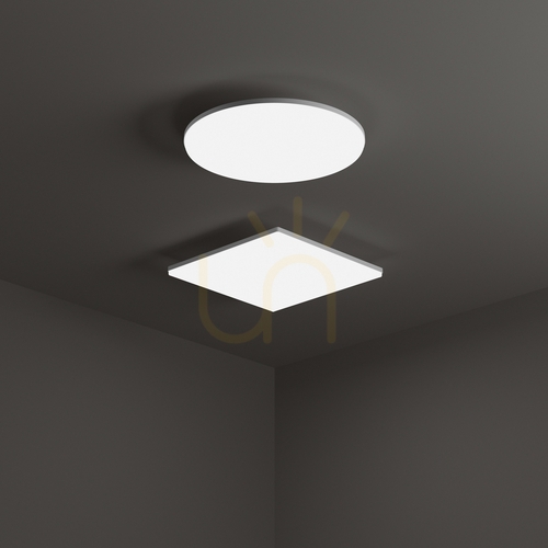 Kontrollera Plafond utomhus Ideallux MIB Round vit 30 cm LED 18W 4000K 202945