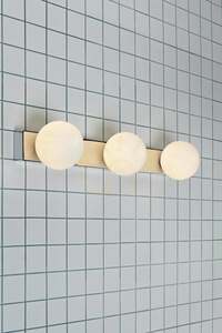 Markslöjd MINI 106382 badrumsvägglampa, krom och vitt glas, 3 × G9, IP44 small 2