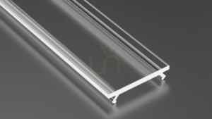 Lampskärm för LED-profil LUMINES PMMA BASIC V2 transparent 2m small 0