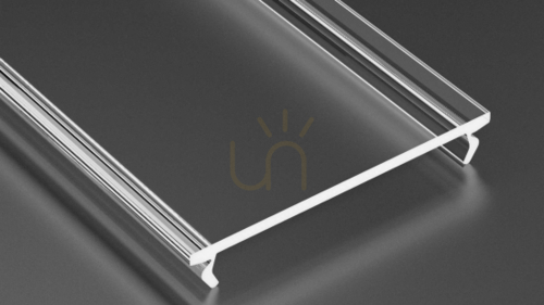 Kontrollera Lampskärm för LED-profil LUMINES WIDE PMMA transparent 1 m