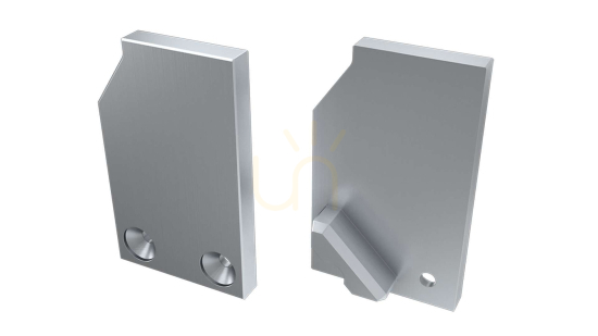 Kontrollera Höger ändkåpa i aluminium för LUMINES I10 10 mm utan hål 12-0295-11 Höger ändkåpa i aluminium för LUMINES I10 10 mm utan hål 12-0295-11
