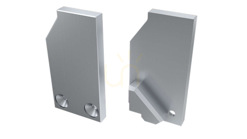 Kontrollera ALU-lock för LUMINES I6 8mm silver höger LED-profil