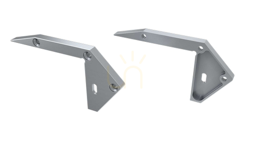 Kontrollera ALU blindplugg för LUMINES SCALA LED-profil silver höger med hål