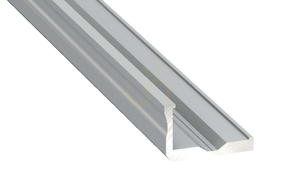 LED-profil LUMINES typ F silveranodiserad 1 m small 0