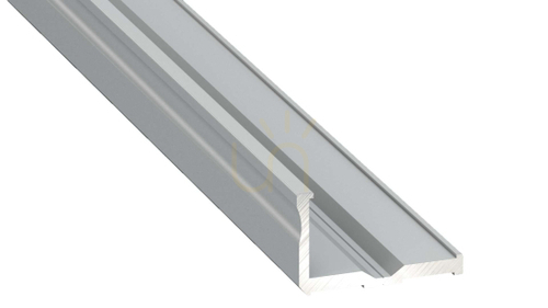 Kontrollera LUMINES LED-profil typ E silveranodiserad 2 m