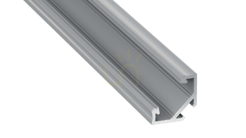 Kontrollera LED-profil LUMINES typ C silveranodiserad 2 m