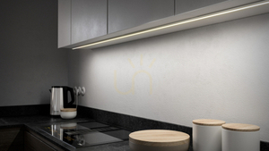 LED-profil LUMINES typ A vitlackerad 2 m small 3