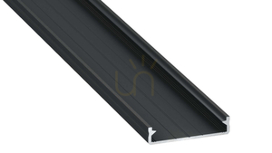 LED-profil LUMINES typ SOLIS svart anodiserad 2 m small 0