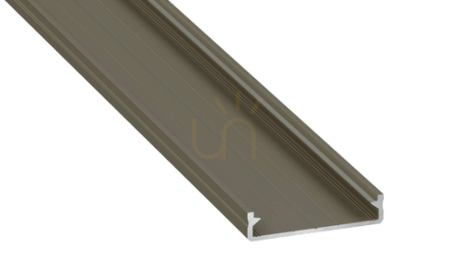 Kontrollera LED-profil LUMINES typ SOLIS inox anodiserad 2 m