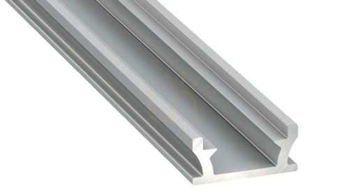 Kontrollera LED-profil LUMINES typ TERRA silveranodiserad 2 m