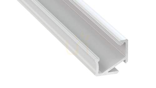 Kontrollera LED-profil LUMINES typ H vitlackerad 1 m