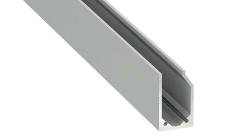 Kontrollera LUMINES LED-profil typ I10 silveranodiserad 2 m