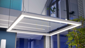 LUMINES LED-profil typ ILEDO svartlackerad 3 m small 2