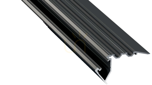 Kontrollera LED-profil LUMINES typ Scala svart anodiserad 1 m