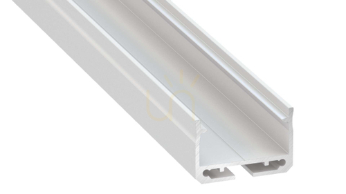 Kontrollera LED-profil LUMINES typ Sileda vitlackerad 1 m