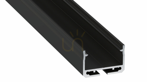 LUMINES profil typ Sileda svart lackerad 1 m small 0