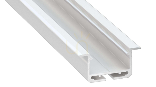 Kontrollera LED-profil LUMINES typ inSileda vitlackerad 2 m