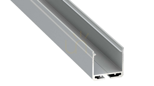 Kontrollera LED-profil LUMINES typ Dileda silveranodiserad 3 m