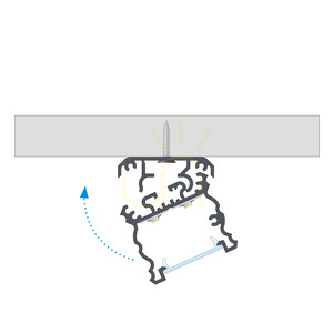LUMINES TALIA LED-profil, silveranodiserad, 2,02 m small 13