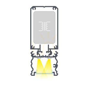 LUMINES TALIA LED-profil, silveranodiserad, 2,02 m small 16