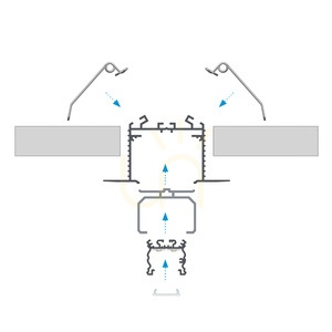 LUMINES TALIA LED-profil, silveranodiserad, 2,02 m small 17