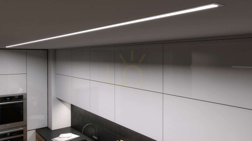 Kontrollera Infälld LED-profil LUMINES inTALIA vitlackerad 2,02 m
