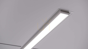 LUMINES LED-profil typ Largo vitlackerad 1 m small 4