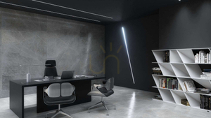 LED-profil LUMINES typ Subli vitlackerad 2 m small 2