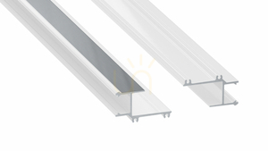 LED-profil LUMINES typ APA16 vitlackerad 2 m small 0
